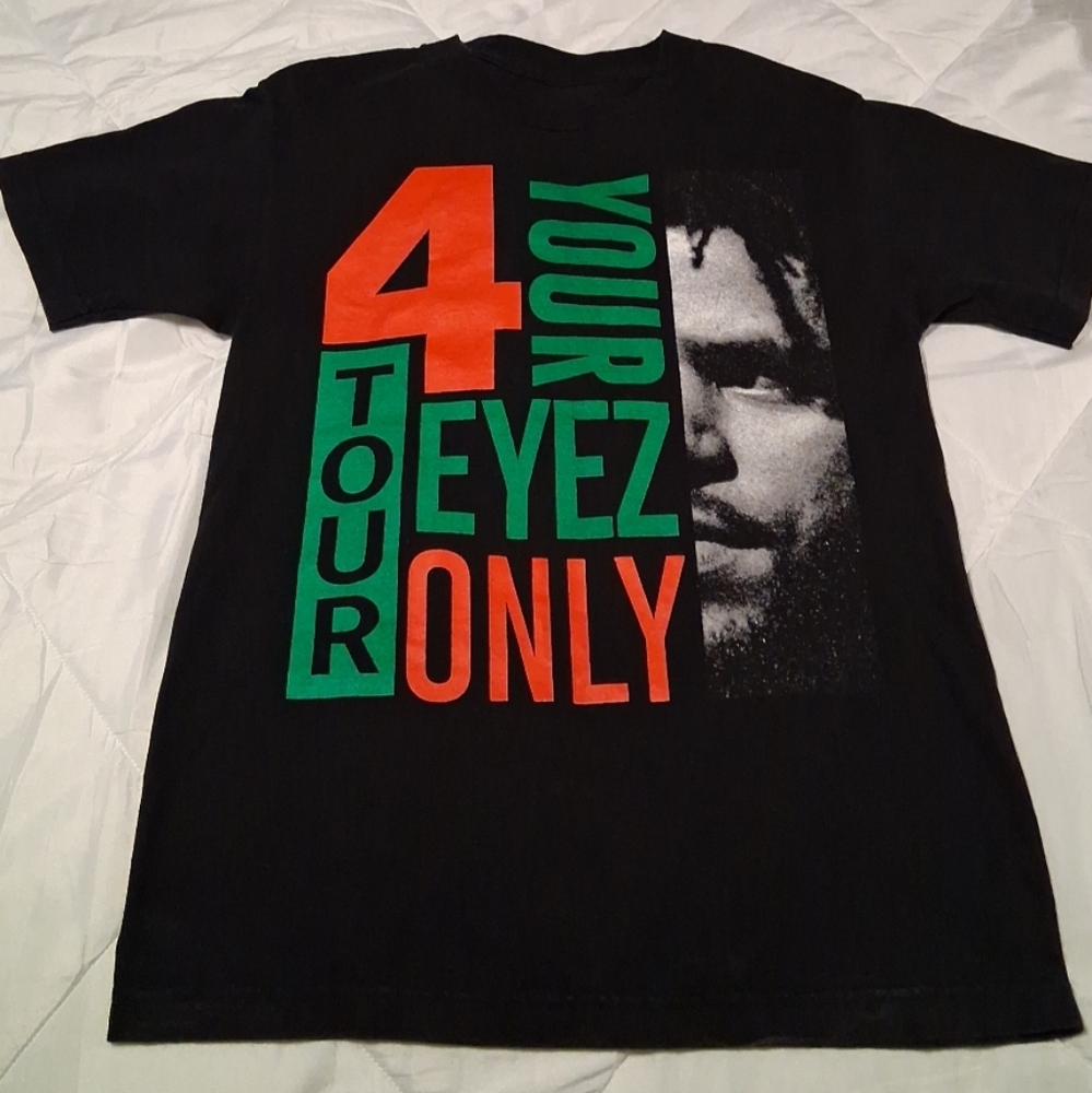 2017 J.Cole 4 Your Eyez Only Concert Dreamville Hip Hop Tour T-Shirt Sz: Small